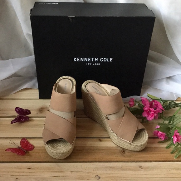 Kenneth Cole New York Shoes - Kenneth Cole NY Olivia X Band Wedge Sandals